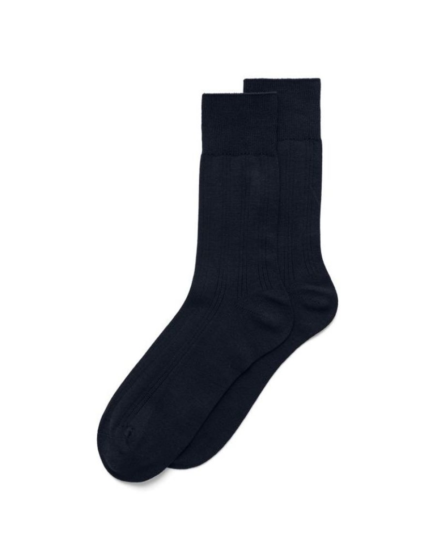 ECCO Ecco Men'S Classic Ribbed Mid-Cut Sock Wholesale