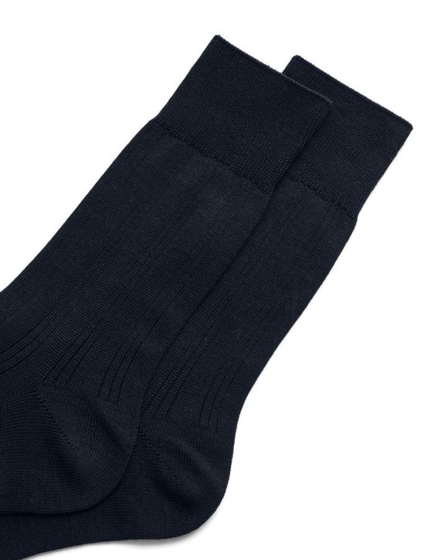 ECCO Ecco Men'S Classic Ribbed Mid-Cut Sock Wholesale