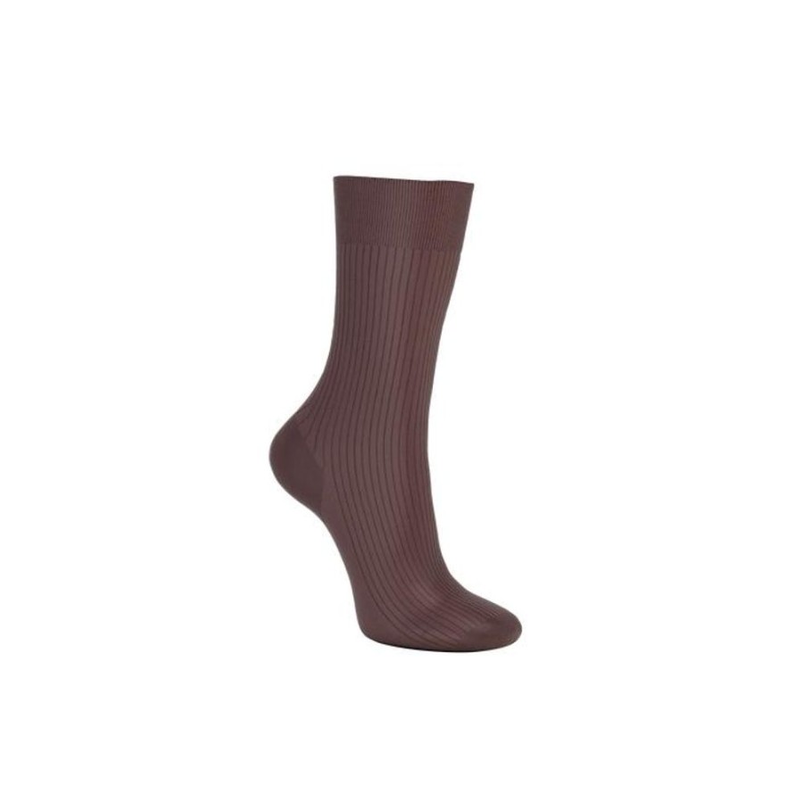 ECCO Ecco Women'S Ribbed Mid-Cut Sock New