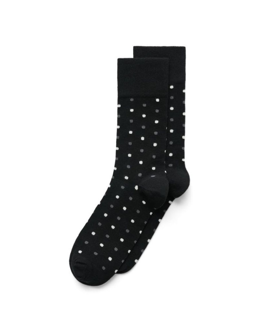 ECCO Ecco Men'S Classic Dotted Mid-Cut Sock Wholesale