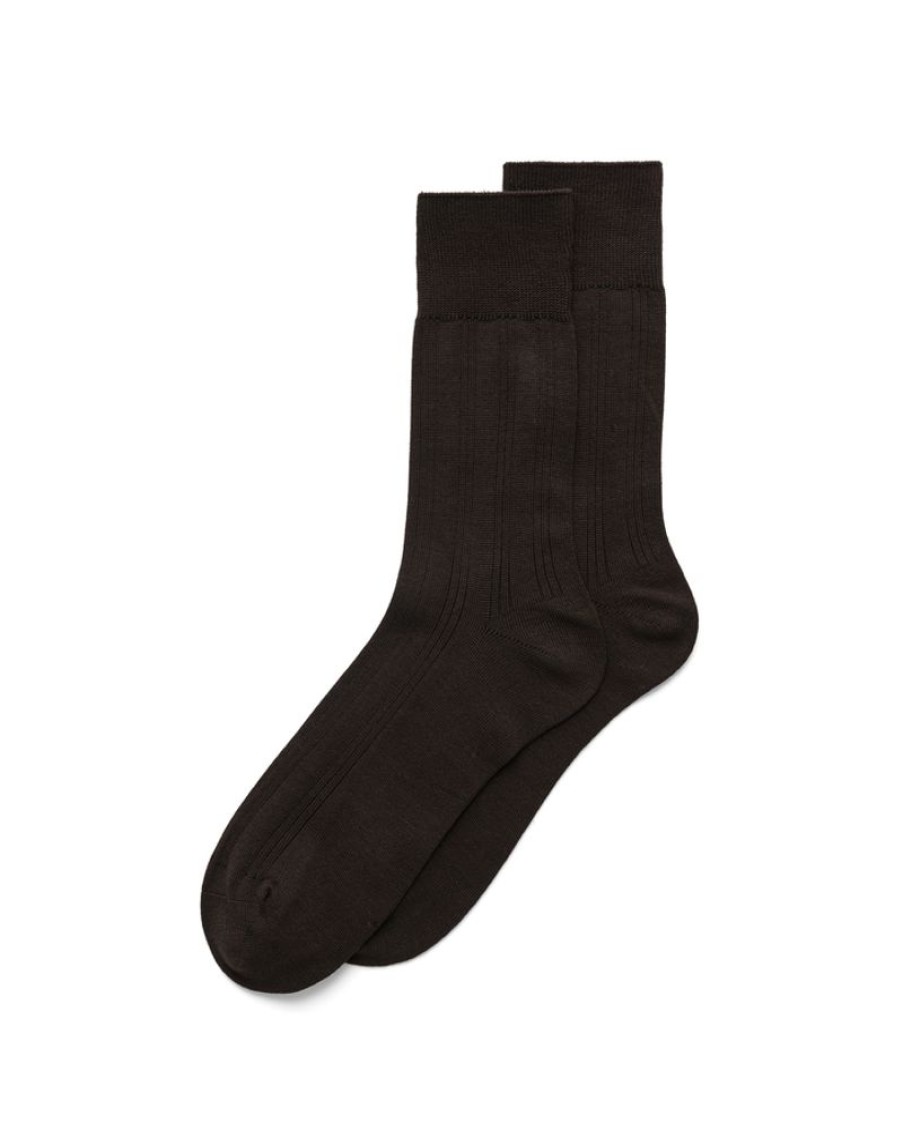 ECCO Ecco Men'S Classic Ribbed Mid-Cut Sock Wholesale