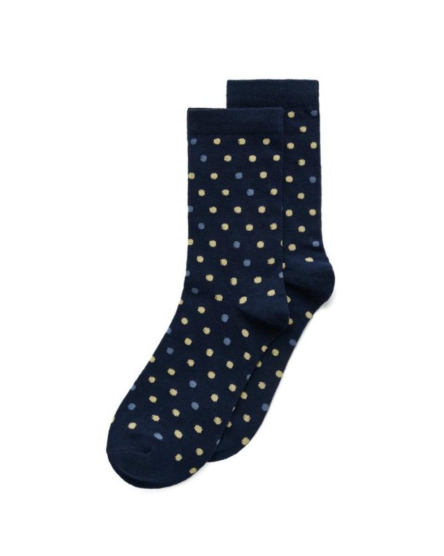 ECCO Ecco Women'S Classic Dotted Mid-Cut Sock Hot